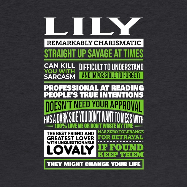 Lily by Guitar Hero-Typography 